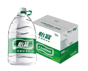 PLUS会员！C'estbon 怡宝 纯净水  4.5L*4瓶