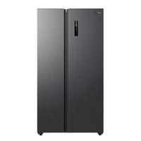 Midea 美的 BCD-607WKPZM(E) 風(fēng)冷對(duì)開門冰箱 607L 布朗棕