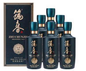 筑春 藍鉆 醬香型白酒 53度 500mL 6瓶 整箱裝