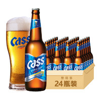 CASS 凱獅 韓國原裝進口高度啤酒4.5度整箱355ml*24罐