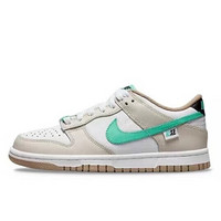 NIKE 耐克 Dunk Low 白薄荷綠 卡其色 運動休閑女GS低幫滑板鞋DX6063-131 38