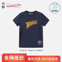 Mitchell&Ness NBAMitchell&Ness夏季純棉圓領(lǐng)短袖T恤NBA球隊(duì)版印花大LOGO速干衫