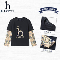 HAZZYS 哈吉斯 男童圓領衫