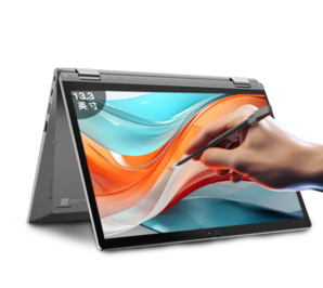 ThinkPad 思考本 S2 Yoga 联想13.3英寸AI轻薄笔记本电脑(R5-7530U Pro 16G 512G LED翻转触控 钛度银)商务办公本