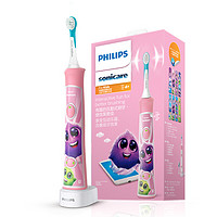 PHILIPS 飞利浦 护齿系列 HX6352/43 儿童电动牙刷 粉色 蓝牙款