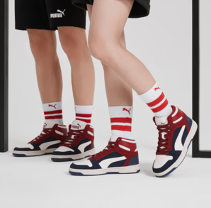 PUMA 彪馬 Rebound Layup SD 情侶款中幫休閑板鞋 370219-04