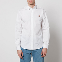 MAISON KITSUNé 狐貍頭經(jīng)典棉質(zhì)府綢襯衫