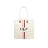 BALLY 巴利 女士牛皮米白色斜跨單肩包