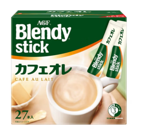 PLUS会员！AGF Blendy牛奶速溶咖啡 原味27条
