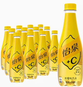 百億補貼！可口可樂 怡泉 Schweppes 無糖零卡 蘇打水汽水飲料 400mL 12瓶  