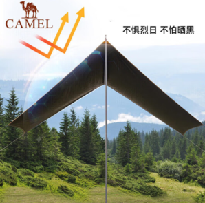 CAMEL駱駝六角蝶形黑膠天幕9㎡173BA6B064