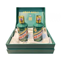 MOUTAI 茅臺(tái) 酒53度龍年茅臺(tái)生肖醬香型白酒375mL*2瓶禮盒