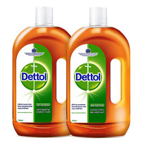 PLUS會員！Dettol 滴露 消毒液衣物家居消毒水 750ml*2瓶