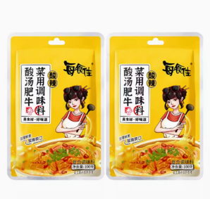 每食佳 酸湯肥牛酸菜醬料包金100g*2