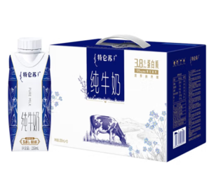 特侖蘇 純牛奶夢幻蓋250mL×10瓶*2提