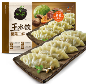 PLUS會員！bibigo 必品閣 王水餃 菌菇三鮮1200g 約48只