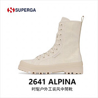 SUPERGA 女靴高帮帆布鞋 S7128KWAF1
