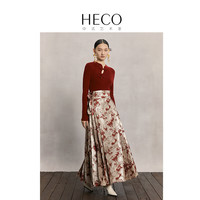 HECO 国风红色马面裙