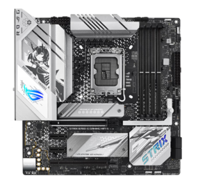 PLUS会员！ROG 玩家国度 STRIX B760-G GAMING WIFI S 吹雪 M-ATX主板（INTEL LGA1700、B760）