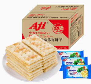 88VIP！Aji 苏打饼干 酵母减盐味 1.25kg