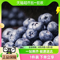 blueberry 蓝莓 云南蓝莓果径约15mm+中果125g/盒 4盒