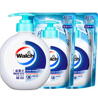 Walch 威露士 健康抑菌洗手液家用 有效抑制99.9%细菌 525ml+补充装*2
