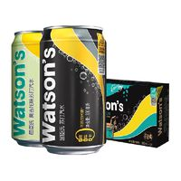 watsons 屈臣氏 24罐！蘇打水(原味20+莫吉托4)330ml裝氣泡水碳酸飲料