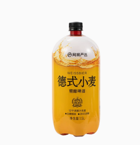 YANXUAN 網(wǎng)易嚴(yán)選 德式小麥精釀啤酒 1.5L