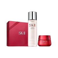 SK-II 神仙水230ml+大紅瓶面霜50g（贈(zèng) 精美禮盒+禮袋+潔面20g*4+面霜15g*2神仙水30ml+10ml*2+品牌會(huì)員加贈(zèng) 神仙水10ml*2）