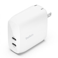 belkin 貝爾金 充電頭 雙Type-C 60W 白色