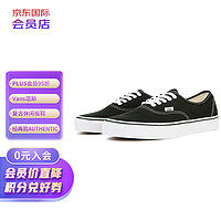 VANS 范斯 Authentic 中性運(yùn)動板鞋 VN000EE3BLK 黑白 35