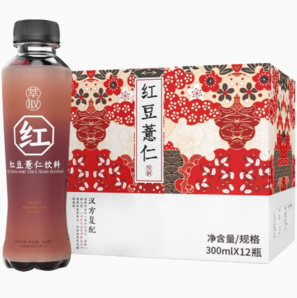 小蘇 紅豆薏仁風(fēng)味飲料 300ml*12瓶