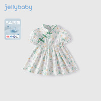 JELLYBABY 夏季女童連衣裙 綠色 120CM