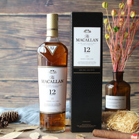 MACALLAN 麥卡倫 單一麥芽蘇格蘭威士忌 英國進口洋酒 斯佩塞產區(qū) 700ml 40度 麥卡倫12年雪莉桶