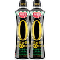 廚邦 醬油0添加原汁黑豆特級(jí)生抽500mL*2瓶