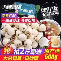 九鯉湖 蓮子500g磨皮通心白蓮干貨去芯蓮特產(chǎn)無芯蓮百合銀耳蓮子羹