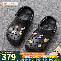 crocs 卡駱馳 女鞋卡駱馳時(shí)尚云朵沙灘洞洞鞋輕便包頭涼拖鞋206750-2Y2