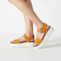 Clarks 其樂 女鞋時(shí)尚休閑舒適一字帶扣女士休閑涼鞋