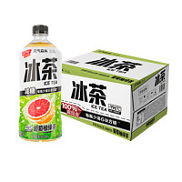 元气森林 冰茶减糖葡萄柚冰绿茶900ml*12 瓶