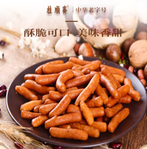 百年老字號(hào)！桂順齋 天津特產(chǎn)老式江米條280g