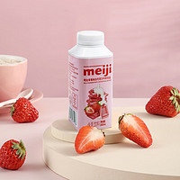 meiji 明治 草莓白巧克力牛奶飲品300ml*3 低溫牛奶