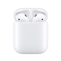 Apple 蘋果 AirPods 2 半入耳式真無線藍(lán)牙耳機(jī) 有線充電盒 白色