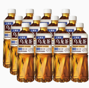 百億補貼！SUNTORY 三得利 烏龍茶500ml*12瓶散裝