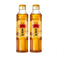 金龍魚 外婆鄉(xiāng)小榨菜籽油傳統(tǒng)現(xiàn)榨 400ML 小瓶裝家用宿舍食用油 2瓶