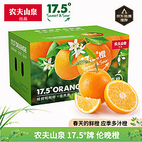 农夫山泉 17.5°橙 脐橙 春天的鲜橙 新鲜水果礼盒 3kg装【春日】