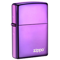 ZIPPO 之寶 打火機(jī)煤油防風(fēng)芝寶火機(jī)個性男士潮 藍(lán)冰 定制刻字送男友 紫冰標(biāo)志24747ZL（禮盒）