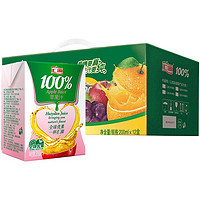 汇源 100%果汁苹果汁 200ml*12盒 多种维生素饮料礼盒装整箱
