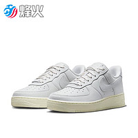 NIKE 耐克 烽火 NIKE AIR FORCE 1 AF1 空軍一號白灰板鞋 DR9503 100 DR9503-100 36.5