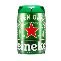 Heineken 喜力 铁金刚 啤酒 5L(赠玻璃杯25CL*2+悠世白啤500mL*4)