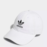 ADIDAS ORIGINALS RELAXED ADJUSTABLE棒球帽 白色